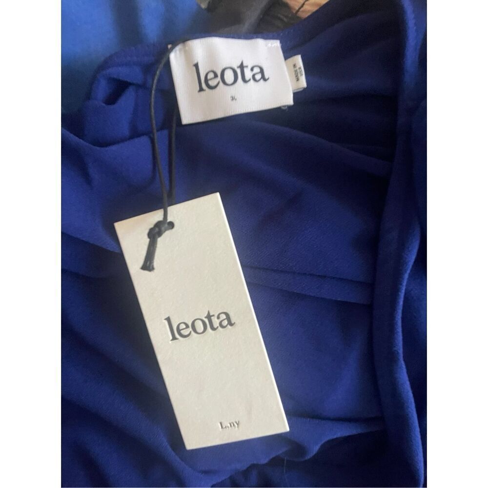Leota Plus Size Blue Twist Design Dress Size 3X NWT - Picture 5 of 5